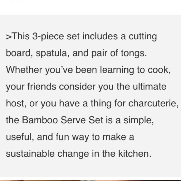 NEW Core Bamboo Serve Set - Picture 8 of 8